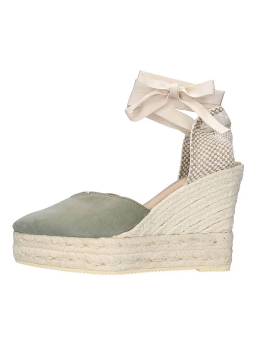 Zeppe in rafia,camoscio e tessuto MANEBI' | W 0.1 WHSAGE